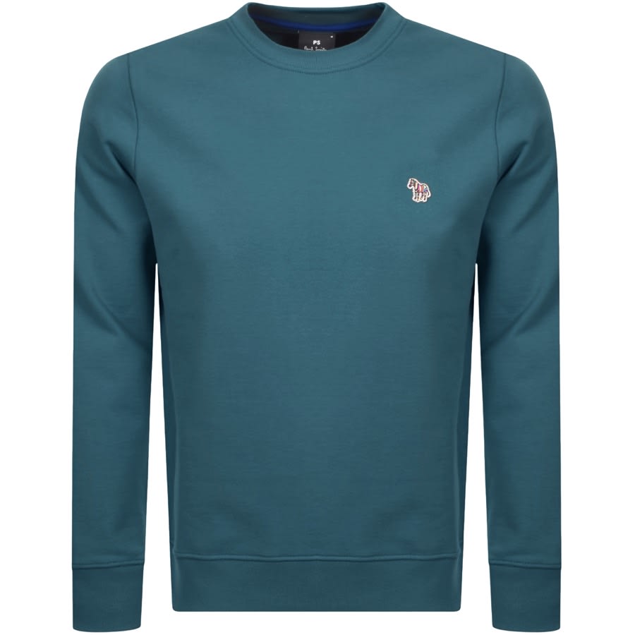 Alternative Image for ProductPS By Paul Smith Crew Neck Sweatshirt Green1